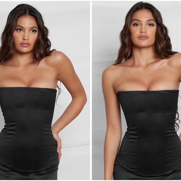 Elegant Black Strapless Top - Picture 2 of 9